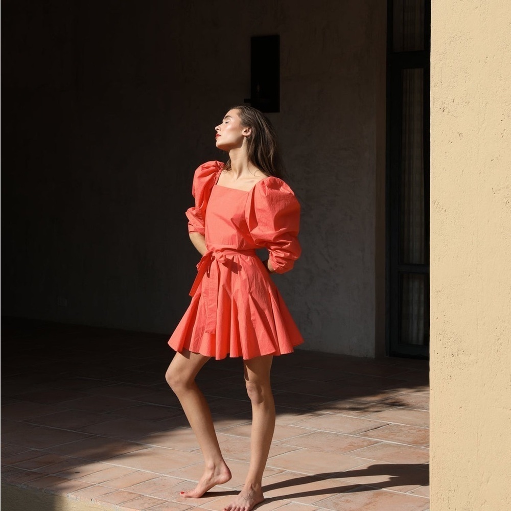 Mille Anais Mini Dress in Melon